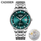 CADISEN Mechanical Wristwatches MIYOTA 9015 Movement Automatic Ultra-thin Watch Sapphire Waterproof Rose gold Business Watches