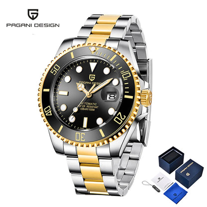 2025 Pagani design men's automatic watches Luxury Sapphire mirror waterproof mechanical watch Stainless Steel sports men's watch