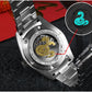 San Martin 2025 Guilloche Dial Snake Year Limited 39mm Miyota 90S5 Clear Caseback Men Automatic Mechanical Watch Luminous SN0144