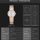 MEGIR Fashion Stainless Steel Women Bracelet Quartz Watches Elegant Business Ladies Clock Female Sport Wristwatch Reloj Mujer
