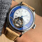 High-frequency Coaxial Merkur 100% Tourbillon Watch Men's Sapphire Watch For Men Mechanical Wristwatches Relogio Masculino