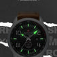 NAVIFORCE Trend Casual Wristwatch for Man Military Sports Water Resistant Leather Strap Men's Clock Quartz Calendar Male Watches