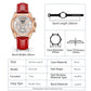 MEGIR Watch for Women Top Brand Luxury Ladies Fashion Wristwatch Leather Waterproof Elegant Dress Quartz Female Clock 2114