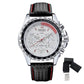 MEGIR Men's Original Sport Watches Leather Strap Quartz Military Waterproof Wristwatch Male Clock Reloj Hombre 1010