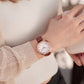 MEGIR Fashion Women Watches Luxury Diamond Leather Ladies Bracelet Female Quartz Wristwatches Dress Clock Relogio Feminino 7029