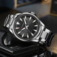 CURREN Classic Simple Stainless Steel Quartz Wristwatches Fashion Brand Men's Watches with Luminous Hands