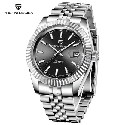 PAGANI DESIGN Mechanical Watch Men Wrist Automatic  Watches Men Waterproof Black Full-Steel Watch Clock Montre Homme newWatch