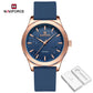 NAVIFORCE Simple Fashion Quartz Wristwatches Women Wrist Watches Silicone Strap Waterproof Watch Wholesale Hot Sale Reloj Mujer