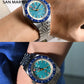 San Martin Original Design Fashion GMT 39.5mm Men Sports Watch Japan NH34 Automatic Mechanical Waterproof 100m SN0116 Reloj