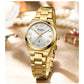 CURREN Fashionable Quartz Watches for Women Roman Numerals Simple Elegant Stainless Steel Braclete Ladies Wristwatch