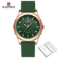 NAVIFORCE Simple Fashion Quartz Wristwatches Women Wrist Watches Silicone Strap Waterproof Watch Wholesale Hot Sale Reloj Mujer