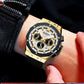 CURREN Luxury Brand High Quality Chronograph Luminous Watches for Men Silicone Strap Casual Sports Waterproof Quartz Wristwatch