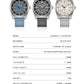 CADISEN TI-7 Autodyne Titanium steel Automatic Mechanical Canvas Wristwatch MIYOTA 8215 Luminous Sapphire Waterproof Man Watches