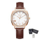 MEGIR Fashion Women Watches Luxury Diamond Leather Ladies Bracelet Female Quartz Wristwatches Dress Clock Relogio Feminino 7029