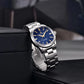 Pagani Design Men's Watch PD-1734 Japan Quartz Luminous Dial Stainless Steel Band 40MM Sapphire Glass Waterproof Wristwatch+GIFT