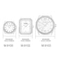 CURREN Luxury Elegant Wristwatches with Stainless Steel Band,Stylish Quartz Watch with Sparkling Rhinestone Dial for Gift