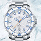 Seagull Ocean Series Pro Men Diving Watch Ice Wing Snow Region 300M Waterproof Luminous Calendar 43.5mm Sapphire Metal Strap1212