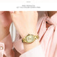 CURREN Silim Simple Quartz Watch for Women Luxury Vintage Wristwatch Luminous Hands Stainless Steel Bracelet Women's Dress Watch