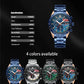 CURREN New Stylish Men's Watches Big Face 48mm Chronograph Dial Sport Quartz Wristwatches Luminous Hands Auto Date