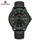 NAVIFORCE Luxury Brand Watch Alloy Case Leather Band Men Watches Quartz Sports Wristwatch Male Calendar Clock Gift reloj hombre