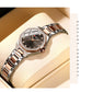 CURREN Luxury Elegance Watch for Women Simple Quartz Wristwatches with Sparkling Rhinestones Stainless Steel Bracelet Waterproof