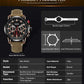MEGIR Men Sports Watch Chronograph Luxury Quartz Military Wristwatches Waterproof Luminous Date Clock Relogio Masculino 2085