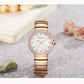 MEGIR Stainless Steel Strap Watches for Women Fashion Casual Quartz Wristwatch Diamond Dial Ladies Dress Clock Reloj Hombre 7010