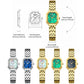 CURREN Luxury Minimalist Women's Watch with Stainless Steel Bracelet Elegant Dress Quartz Wristwatches with Shell Dial