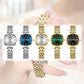 CURREN Luxury Women's Rhinestones Dial Quartz Watch Stainless Steel Band Stylish Elegant Ladies Wristwatches