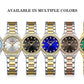 CURREN Luxury Elegance Watch for Women Simple Quartz Wristwatches with Sparkling Rhinestones Stainless Steel Bracelet Waterproof