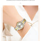 CURREN Luxury Elegance Watch for Women Simple Quartz Wristwatches with Sparkling Rhinestones Stainless Steel Bracelet Waterproof
