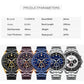 CURREN Luxury Brand Watches for Men Casual Sporty Quartz Wristwatch with 316 Stainless Steel Band Chronograph Clock Male Silver
