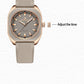 NAVIFORCE Simple Women Watches Luxury Design Silicone Watch Ladies Quartz Wristwatch Womens Polygon Dial Luminous Reloj Mujer