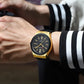 CURREN Fashion Minimalist Men's Watch with Date Display Casual Silicone Strap Quartz Wristwatches Luminous