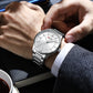 CURREN Casual Quartz Watches Men Luxury Brand Stainless Steel Band Simple Business Quartz Wristwatches