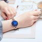 MEGIR Fashion Quartz Women Bracelet Watches Luxury Casual Ladies Dress Clock Female Steel Mesh Band Wristwatch Relogio Feminino