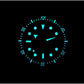 San Martin 37.5-40mm Limited Edition Red JianZhan Enamel Sunburst Dial Men's Diver Watch Miyota 9015 Automatic Mechanical SN0148