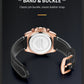 MEGIR Fashion Watches for Men Leather Strap Sport Military Wristwatch Man Quartz Watch Waterproof Chronograph with Calendar 2132