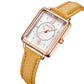 MEGIR Women Watch Luxury Fashion Leather Strap Ladies Quartz Wristwatch Casual Wristwatches Dress Clock Relogio Feminino 7027