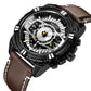 MEGIR Luxury Casual Men Watches Fashion Sports Military Wristwatch Calendar Luminous Quartz Chronograph Clock Montre Homme 2118