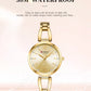 CURREN Luxury Hight Quality Quartz Watch Fashion Charming Rhinestones Stainless Steel Band Women's Wristwatches