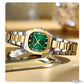 CURREN Women's Slim Quartz Watch Luxury Classic Round Dial with Rhinestone Elegant Stainless Steel Band for Ladies