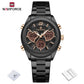 NAVIFORCE Women Watch Unique Design of Heart-Shaped Dial Quartz Analog LCD Digital Watches Fashion Casual Girlfriend Gifts Clock