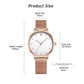 MEGIR Fashion Women Watches Top Brand Luxury Ladies Dress Clock Steel Bracelet Clock Female Quartz Wristwatch Relogio Feminino