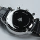 CADISEN Men Watch Quartz Luxury Brands MIYOTA 0S11 Movement Chronograph Sunburst Salmon Dial AR Coated Glass Waterproof Watches