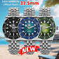 San Martin 40mm Men's Luxury Diver Watch Miyota 9015 Enamel Sunburst Dial Automatic Mechanical Wristwatch Waterproof 200m SN0148