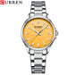 CURREN Fashion Brand Watches for Women Simple Casual Stainless Steel Bracelet Quartz Pointers Wristwatches Luminous Hands Clock