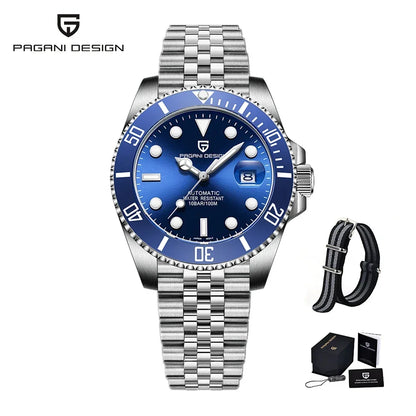 PD1661 PAGANI Design 40mm Automatic Miyota-8215 Sports Men Mechanical Watch Business Stainless Steel Waterproof Reloj Hombre