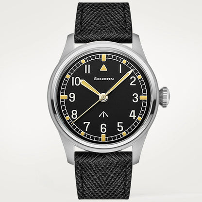 Field Watch Classic Retro Arrow Pilot Watch Male Mens Mechanical Satch Manual Hand Wind Luminous Stain Steel Merkur 38mm Case