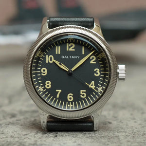Baltany 38MM A11 Military Automatic Watch Man S2031B Sapphire Crystal 10ATM Stainless Steel NH38 Retro Mechaincal Wristwatches